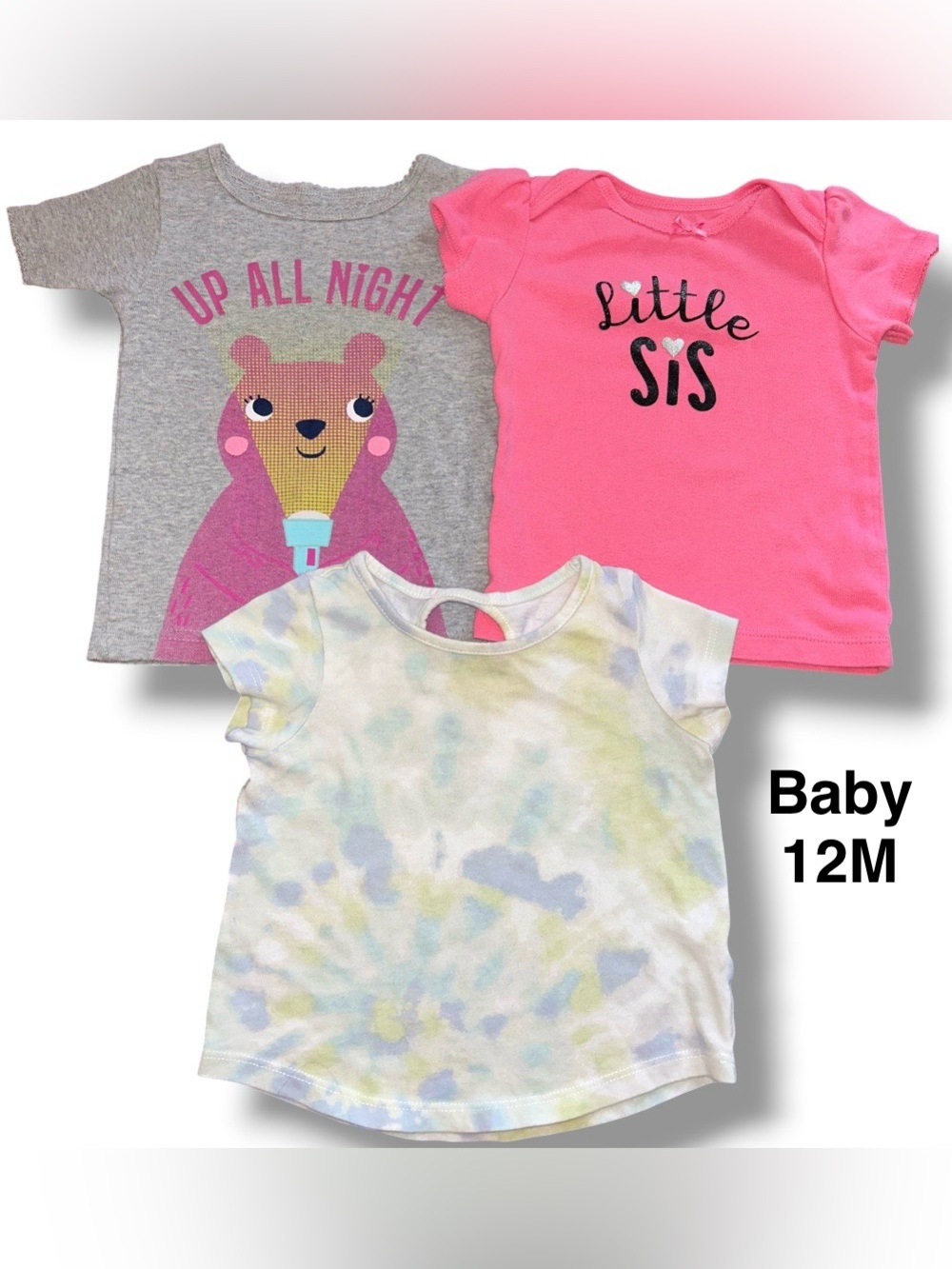 Baby Girl Bundle shirt size 12-18 Months